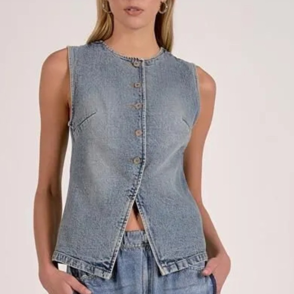 Elan:Denim VEST
